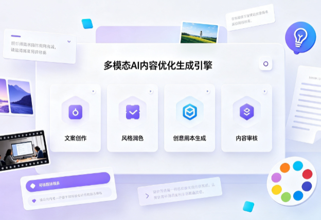 银海区AI智能内容优化创新 多模态生成技术丰富数字内容创作生态