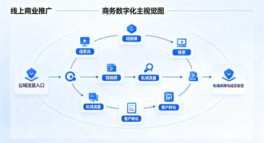 银海区线上商业推广怎么做？全域流量闭环搭建与低成本转化实战指南